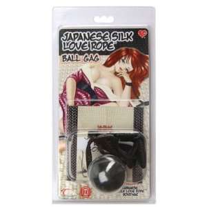  JAPANESE LOVE ROPE and BALL GAG BLACK: Health & Personal 