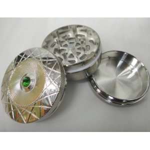   Tobacco herb Grinder with CNC Sharp Teeths, 3 parts,: Everything Else