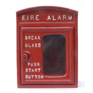  Cast Iron Fire Alarm Box (5 ½  X 8 ¾ X 3 ½) with 
