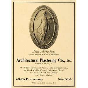   Plastering Company Bossert Hotel   Original Print Ad