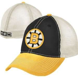  Boston Bruins CCM Classics Slouch Meshback Flex Hat 