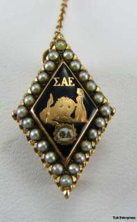 SIGMA ALPHA EPSILON   SAE fraternity 14k Gold 1901 PIN  