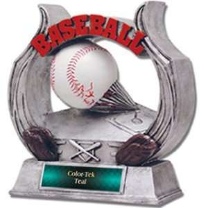 Hasty Awards 12 Custom Baseball Ultimate Resin Trophy TEAL COLOR 