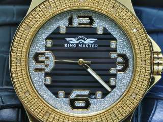 KING MASTER JOE RODEO .12CT DIAMOND BLACK MOP # WATCH  