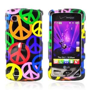  for Verizon LG Chocolate Touch Hard Case Peace Signs 