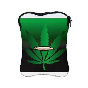   New iPad 3 Sleeve Case 2 Sided Marijuana Joint and Leaf Everything