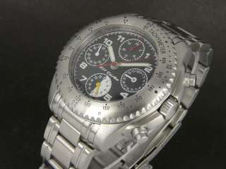 RaRe Porsche 911 turbo auto GMT chrono SS bracelet watch limited 