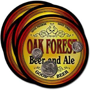  Oak Forest, IL Beer & Ale Coasters   4pk 