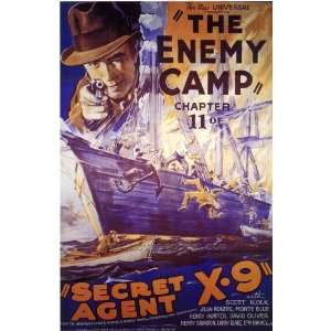 Secret Agent X 9   Movie Poster   27 x 40