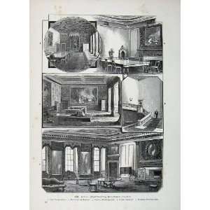  Edinburgh 1882 Royal Apartments Holyrood Palace Throne 