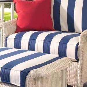   Chair and a Half Seat Cushion Fabric: Canvas Birds Eye: Patio, Lawn