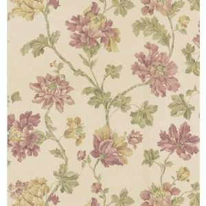   Floral Jacobean Trail Sidewall Wallpaper SAC8055