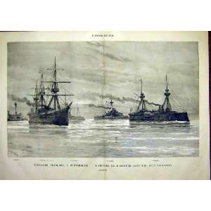   : Portsmouth French Fleet Marceau Furieux Ships 1891: Home & Kitchen