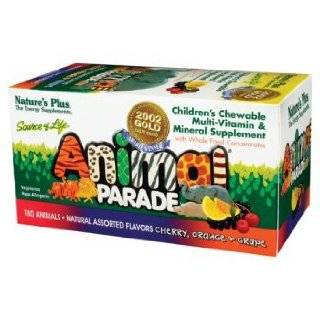   Natures Plus   Animal Parade Cherry/Oran/Grape, 180 chewable tablets