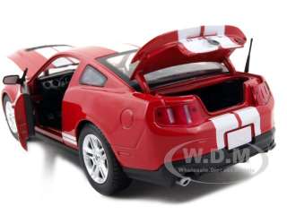 2010 FORD SHELBY MUSTANG GT500 RED 118 MODEL CAR  