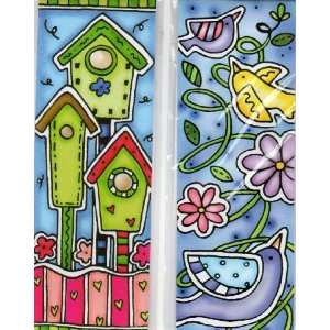  Magnetic Bookmarks   Birds and Houses   Set of 2 