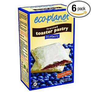 eco planet Frosted Toaster Pastries, Blueberry, 7 Ounce Boxes (Pack of 