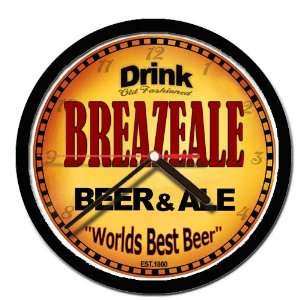  BREAZEALE beer and ale cerveza wall clock: Everything Else