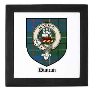  Duncan Clan Crest Tartan Scottish Keepsake Box by 