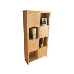  Brenton Studio Fashion Checker Bookcase, Maple OM04615 