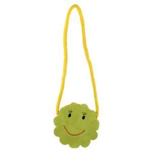   FT 17 Felt Wool Happy Face Green Handbag for Little Girls Electronics