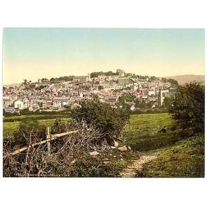  General view,Denbigh,Wales,c1895