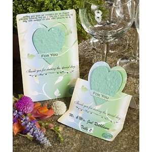 Bridal Shower / Wedding Favors : Unique Wildflower Seed Green Wedding 