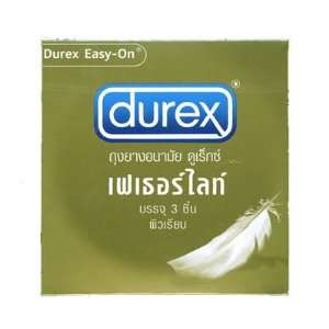  Durex Fetherlite 52.5mm Easy on Condoms Very Thin 