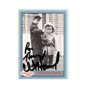   & Clint Autographed Signed Andy Griffith Show Card 