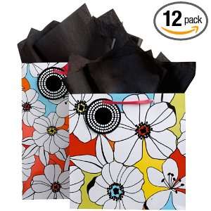   Gift Bag With Leather like Handle (Pack of 12)
