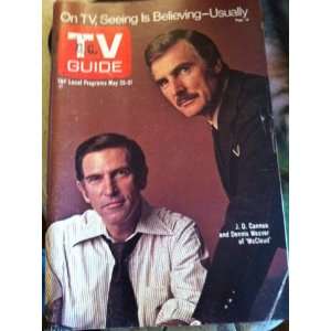  TV GUIDE~MAGAZINE~MAY 25 31 1974~MCCLOUD V Books
