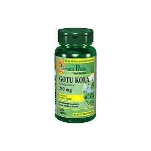  Gotu Kola 250 mg 250 mg 100 Tablets Health & Personal 