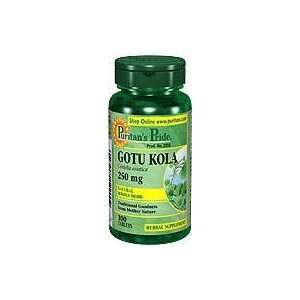  Gotu Kola 250 mg 250 mg 100 Tablets: Health & Personal 