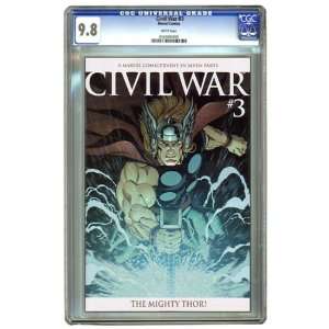  Civil War #3 Ed McGuinness Variant Cover CGC 9.8 Toys 