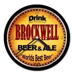  BROCKWELL beer and ale cerveza wall clock: Everything Else