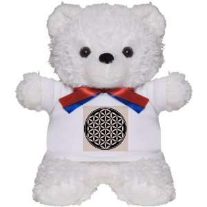    Teddy Bear White Flower of Life Peace Symbol: Everything Else
