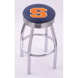  Syracuse University 25 Single ring swivel bar stool with 