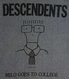 DESCENDENTS vintage 1985 t shirt   punk rock concert tour  