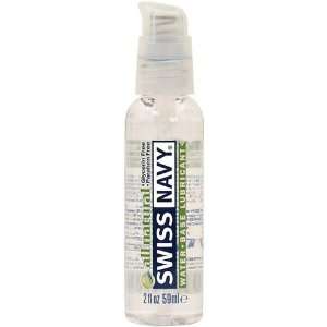  Swiss Navy All Natural 2. Oz   Lubricants and Oils: Health 