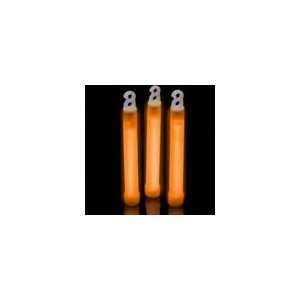  6 Orange Premium Glow Sticks, Bulk Packed: Health 