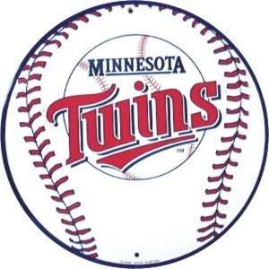  Minnesota Twins Metal Circle Sign *SALE* Sports 