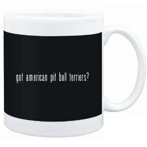   Mug Black  Got American Pit Bull Terriers?  Dogs