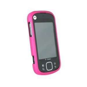  Motorola Cliq XT Dark Pink Rubberized protective shield 