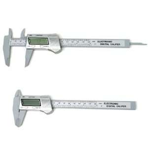  Deluxe Digital Caliper SAE or Metric   6 inch Carbon Fiber 