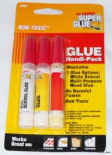 The Original Super Glue Handi Pack Of 3 School Multi purpose Wood Glue 