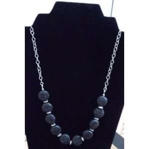  Black Lava Necklace 