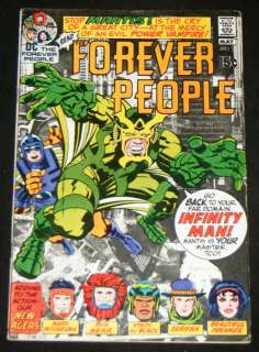 FOREVER PEOPLE #2, DC Comics 1971   Jack Kirby Story & Art   Bronze 