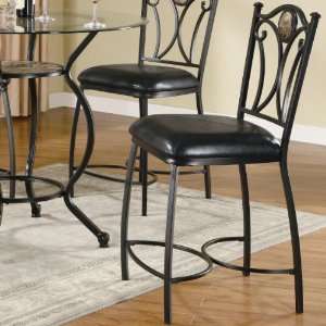  Monroe Counter Height Chair Set of 2 by Coaster: Home 