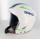   Briko Team White/Bl/Lime 2011 Helmet 58cm w/ Super Race Goggles