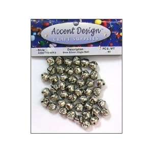  Accent Design Jingle Bell Value Pack 9mm 65pc Silver (6 